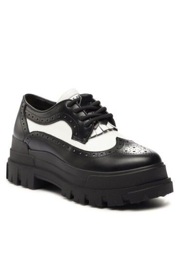 Buffalo Обувки Aspha Brogue 1622301 Black / White - Mera.bg