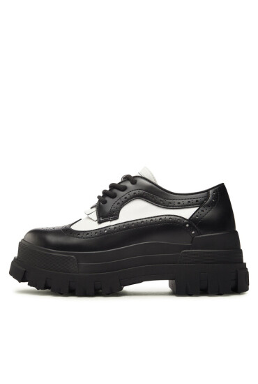 Buffalo Обувки Aspha Brogue 1622301 Black / White - Mera.bg