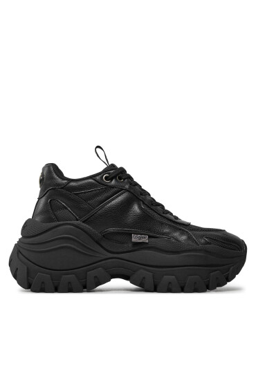 Buffalo Сникърси Lola Lace Up Lo Hike 1636276 Черен - Mera.bg