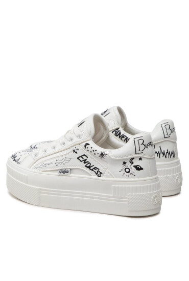 Buffalo Сникърси Paired Laceup Lo BN1630790 Бял - Mera.bg