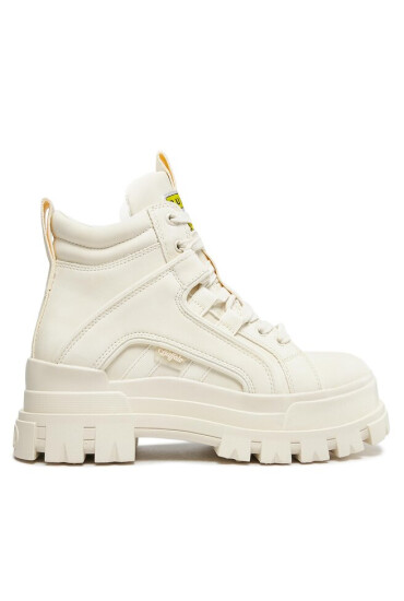 Buffalo Туристически oбувки Aspha Nc Mid 1622136 Offwhite - Mera.bg
