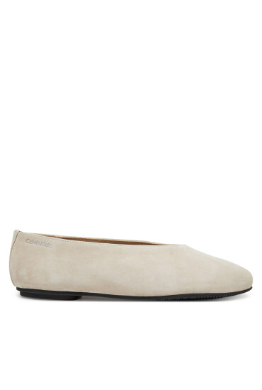 Calvin Klein Балеринки Ballerina Round Hw Sue HW0HW02565 Бежов - Mera.bg