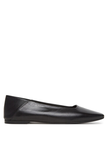 Calvin Klein Балеринки Flat Ballerina - Lth HW0HW02463 Черен - Mera.bg