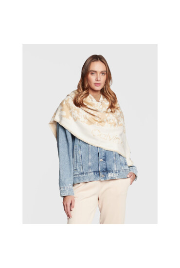 Calvin Klein Бандана Seasonal Logo K60K609934 Бежов - Mera.bg