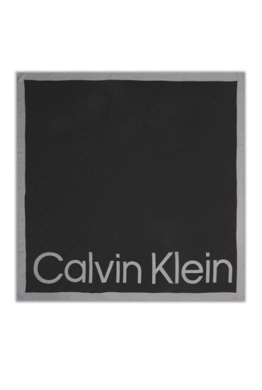 Calvin Klein Бандана Aop Logo Jaquard Scarf 130X130 K60K611125 Черен - Mera.bg