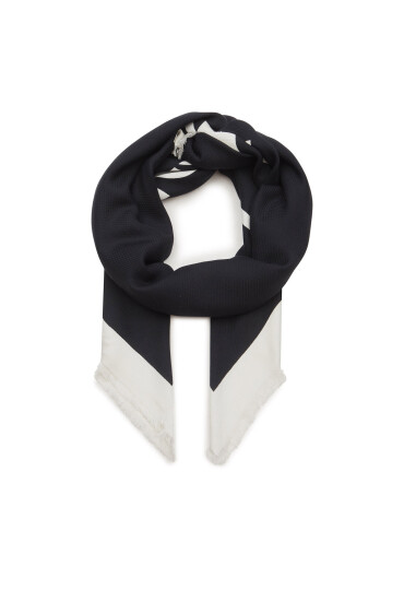 Calvin Klein Бандана Contrast Logo Jacquard Scarf K60K611739 Черен - Mera.bg