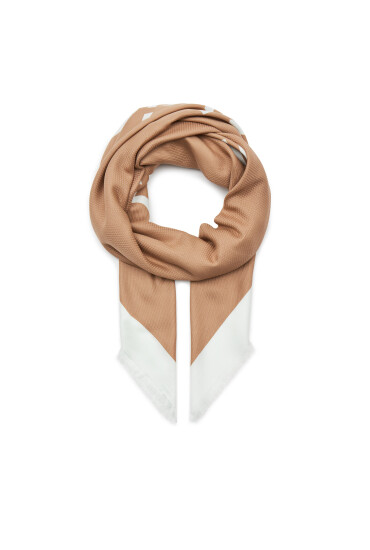 Calvin Klein Бандана Contrast Logo Jacquard Scarf K60K611739 Кафяв - Mera.bg