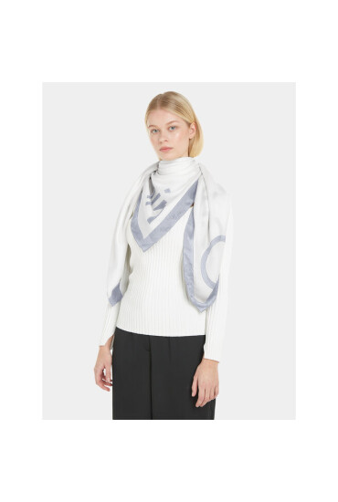 Calvin Klein Бандана Geo Minimal Scarf 130X130 K60K610227 Син - Mera.bg