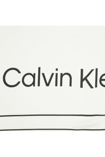 Calvin Klein Бандана Silk Logo Bandana 70X70 K60K611459 Екрю - Mera.bg