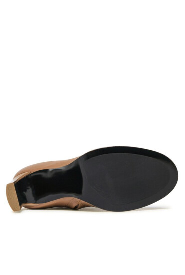 Calvin Klein Боти Curved Stil Ankle Boot 80 HW0HW01541 Safari Canvas RBC - Mera.bg