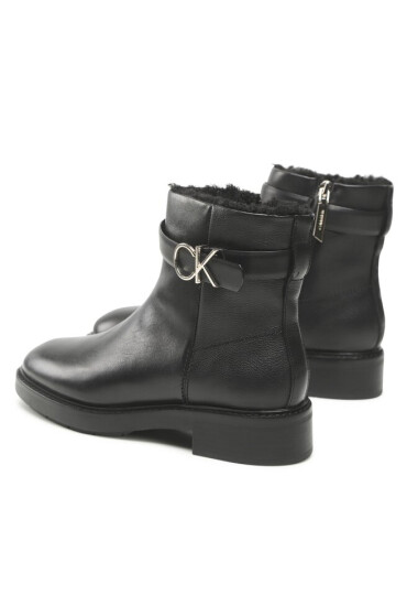 Calvin Klein Боти Rubber Sole Ankle Boot Hw Wl-Lth HW0HW01257 Ck Black BAX - Mera.bg