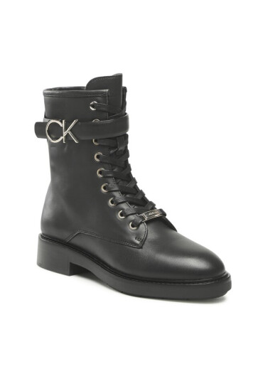 Calvin Klein Боти Rubber Sole Combat Boot W Hw HW0HW01254 Ck Black BAX - Mera.bg