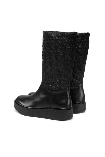 Calvin Klein Боти Crepe Cupsole Mid Shaft Boot Q/N HW0HW00608 Ck Black BAX - Mera.bg