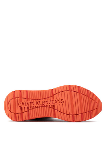 Calvin Klein Боти тип челси Chunky Runner Chelsea Boot YW0YW00808 Black/Coral Orange 0GX - Mera.bg