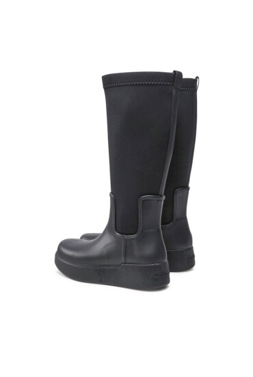 Calvin Klein Ботуши Rain Boot Wedge High HW0HW01264 Черен - Mera.bg