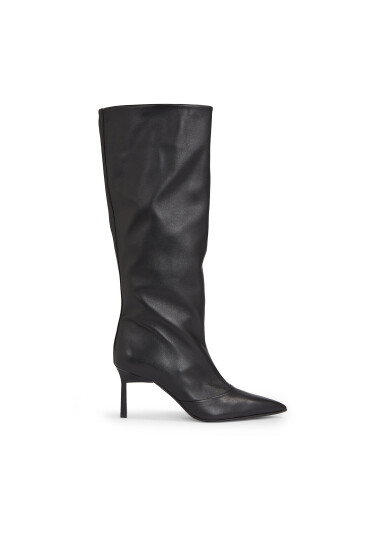 Calvin Klein Ботуши Geo Stiletto Knee Boot 70 HW0HW01691 Черен - Mera.bg