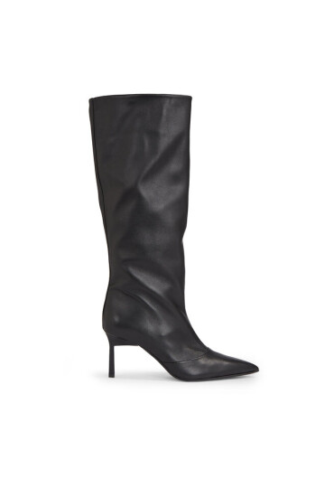 Calvin Klein Ботуши Geo Stiletto Knee Boot 70 HW0HW01691 Черен - Mera.bg