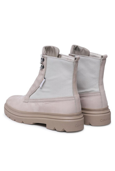 Calvin Klein Ботуши Lace Up Boot Mix HM0HM00942 Feather Gray ABY - Mera.bg