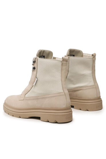 Calvin Klein Ботуши Lace Up Boot Mix HM0HM00942 Feather Gray ABY - Mera.bg