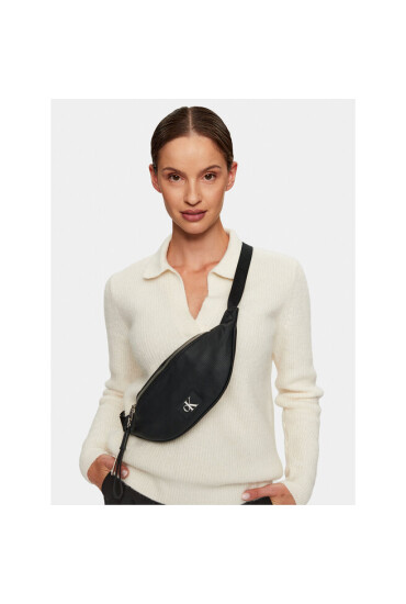 Calvin Klein Чанта за кръст Tagged Waistbag 32 K60K611032 Черен - Mera.bg