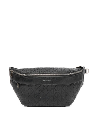 Calvin Klein Чанта за кръст Emblem Emboss Waistbag LV04D3205G Черен - Mera.bg