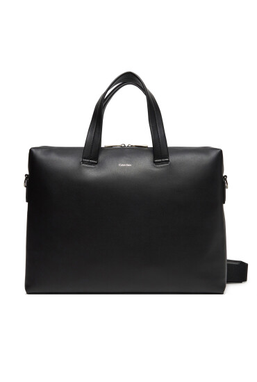 Calvin Klein Чанта за лаптоп Ck Premium Leather Laptop Bag K50K512939 Черен - Mera.bg