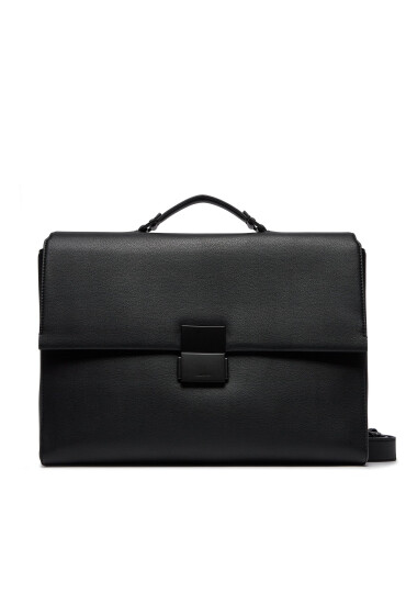 Calvin Klein Чанта за лаптоп Iconic Plaque Laptop Bag K50K511651 Черен - Mera.bg