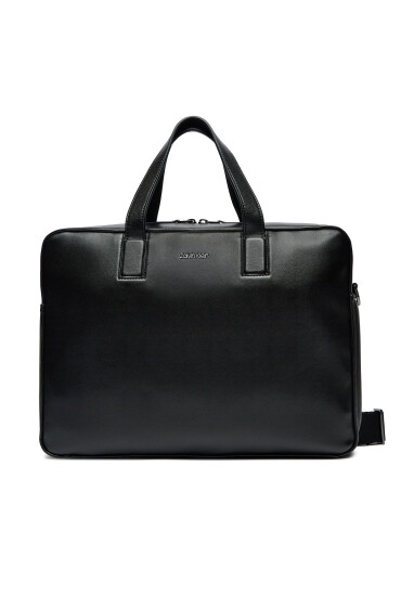 Calvin Klein Чанта за лаптоп Line Quilt Pu Laptop Bag K50K511876 Черен - Mera.bg