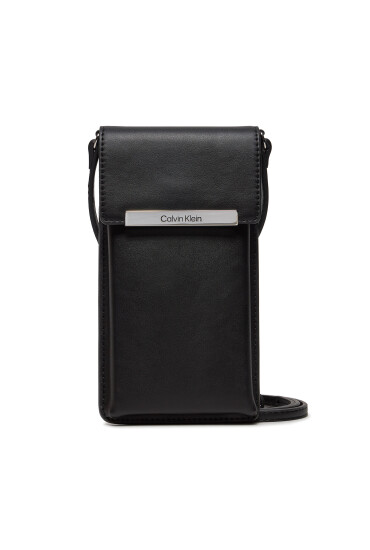 Calvin Klein Чантичка за телефон Ck Linear Phone Crossbody K60K612192 Черен - Mera.bg