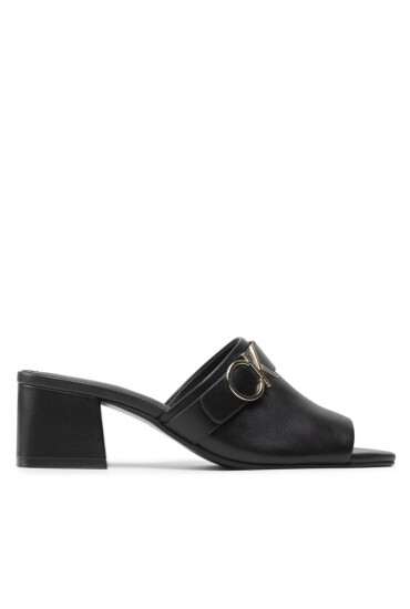 Calvin Klein Чехли Almond Blk Hl Mule 45 HW0HW00709 Ck Black BAX - Mera.bg