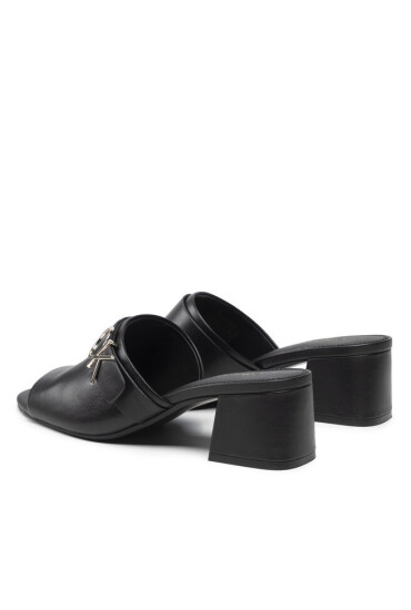Calvin Klein Чехли Almond Blk Hl Mule 45 HW0HW00709 Ck Black BAX - Mera.bg