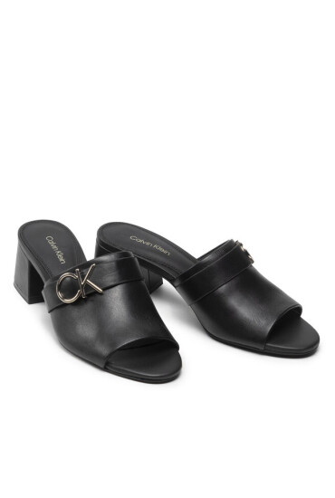 Calvin Klein Чехли Almond Blk Hl Mule 45 HW0HW00709 Ck Black BAX - Mera.bg