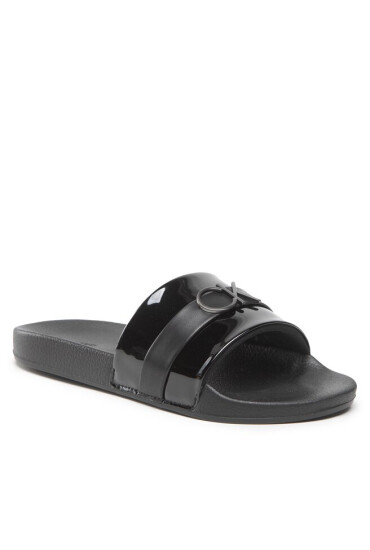 Calvin Klein Чехли Pool Slide W/Hw HW0HW01523 Ck Black BEH - Mera.bg