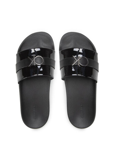 Calvin Klein Чехли Pool Slide W/Hw HW0HW01523 Ck Black BEH - Mera.bg