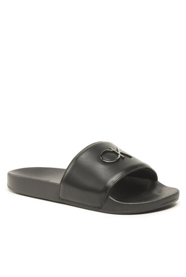 Calvin Klein Чехли Pool Slide W/Hw HW0HW01509 Ck Black BEH - Mera.bg