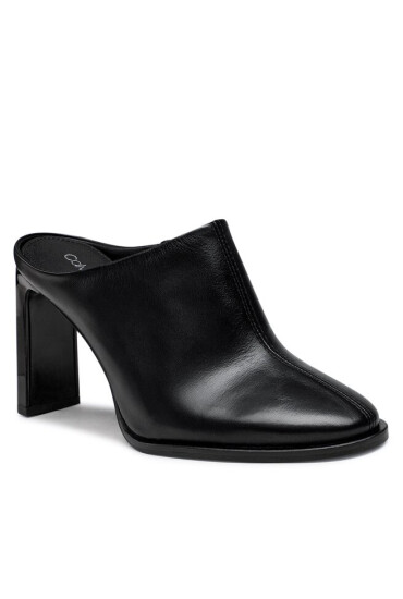 Calvin Klein Чехли Curved Stil Mule 80 HW0HW01542 Ck Black BEH - Mera.bg