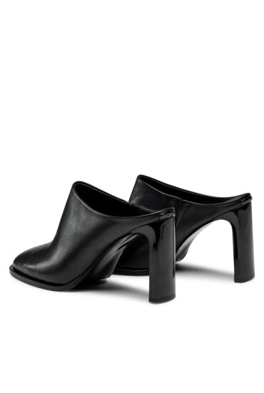 Calvin Klein Чехли Curved Stil Mule 80 HW0HW01542 Ck Black BEH - Mera.bg