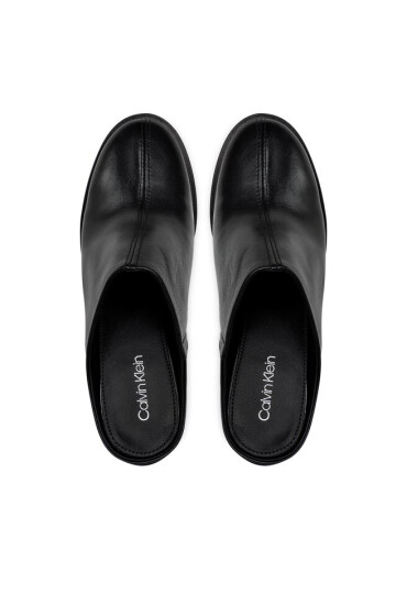 Calvin Klein Чехли Curved Stil Mule 80 HW0HW01542 Ck Black BEH - Mera.bg