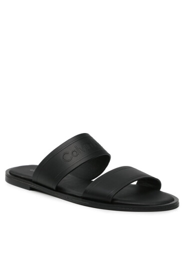 Calvin Klein Чехли Almond Flat 2Bar Slide-Hf HW0HW01135 Ck Black BAX - Mera.bg