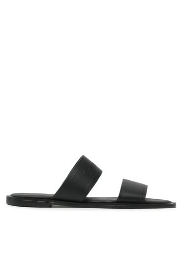 Calvin Klein Чехли Almond Flat 2Bar Slide-Hf HW0HW01135 Ck Black BAX - Mera.bg
