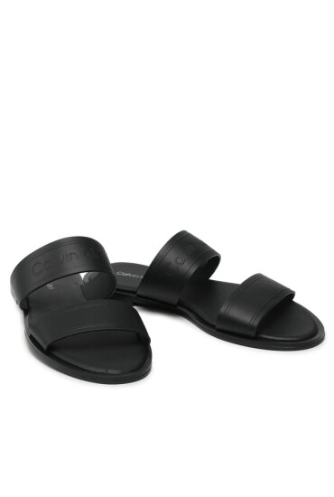 Calvin Klein Чехли Almond Flat 2Bar Slide-Hf HW0HW01135 Ck Black BAX - Mera.bg