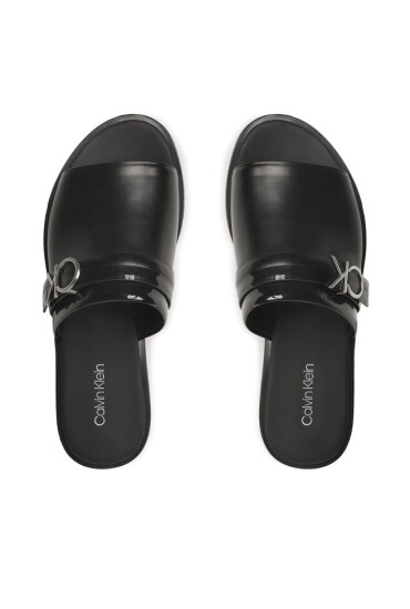 Calvin Klein Чехли Almond Slide Sandal W/Hw HW0HW01604 Ck Black BEH - Mera.bg