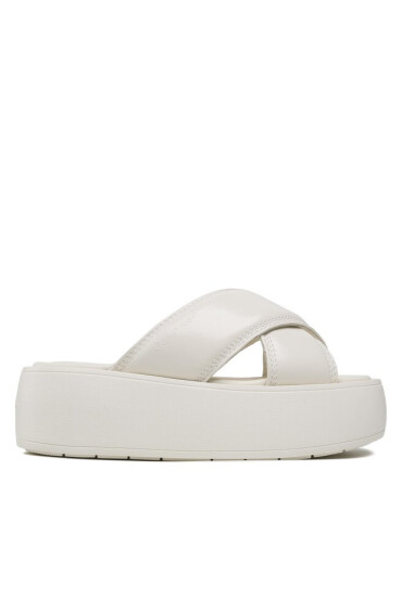 Calvin Klein Чехли Bubble Slide HW0HW01469 Marshmallow YBJ - Mera.bg