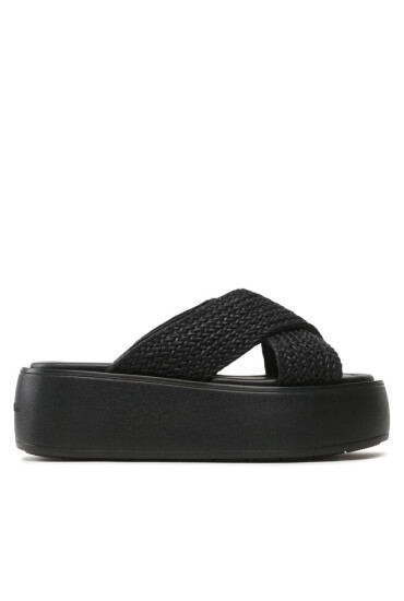 Calvin Klein Чехли Bubble Slide - Woven HW0HW01468 Черен - Mera.bg