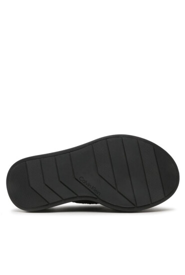 Calvin Klein Чехли Bubble Slide - Woven HW0HW01468 Черен - Mera.bg