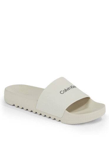 Calvin Klein Чехли Chuncky Pool Slide Rub HM0HM01063 Сив - Mera.bg