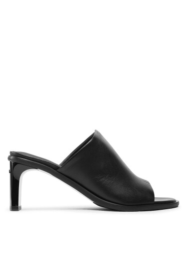 Calvin Klein Чехли Curved Stiletto Mule HW0HW01628 BEH Черен - Mera.bg