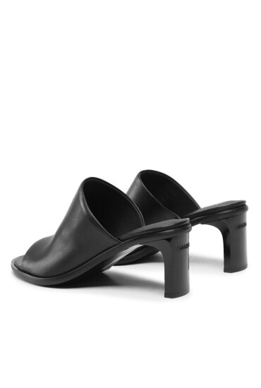 Calvin Klein Чехли Curved Stiletto Mule HW0HW01628 BEH Черен - Mera.bg