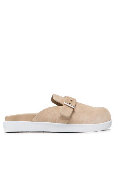 Calvin Klein Чехли Ergonomic Mule W/ Mtl Loop-Su HW0HW01154 Moccasin PDU - Mera.bg