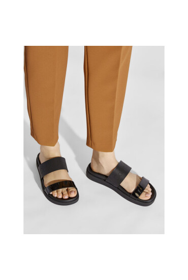 Calvin Klein Чехли Ergonomic Slide Perf/Patent HW0HW00685 Ck Black BAX - Mera.bg